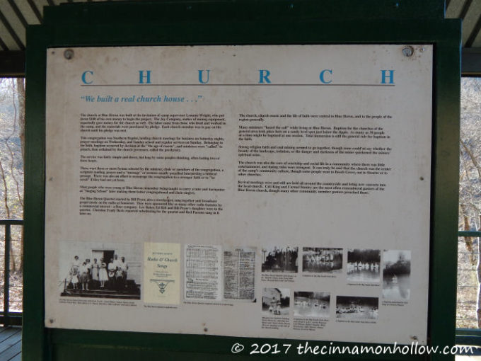 blue heron church sign