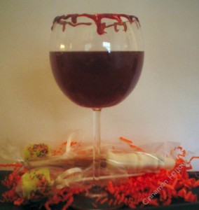 Bloody Pomegranate Halloween Cocktail Recipe