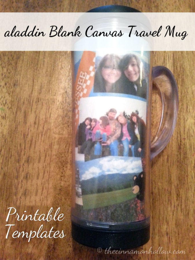 Aladdin Blank Canvas Travel Mug With Printable Templates