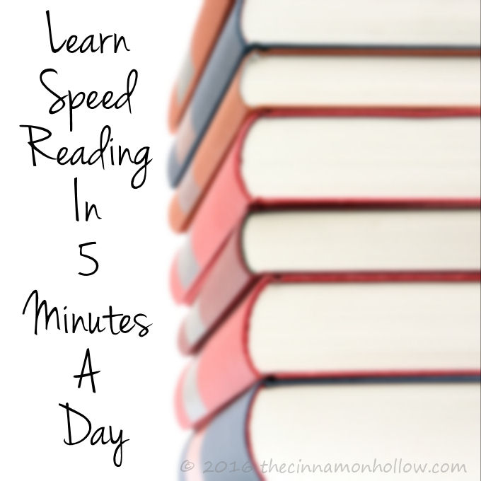 Learn Speed Reading In 5 Minutes A Day