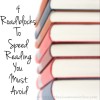 4 Roadblocks To Speed Reading You Must Avoid
