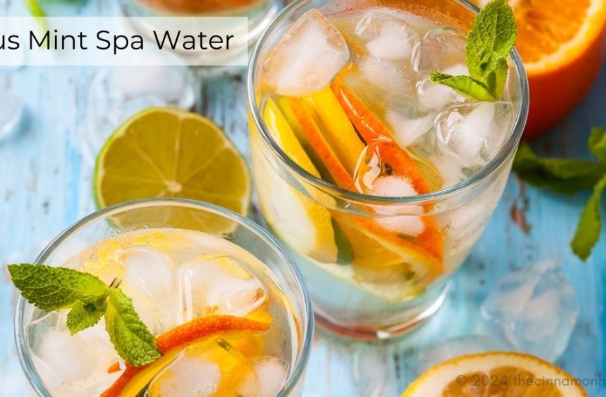 Citrus Mint Spa Water