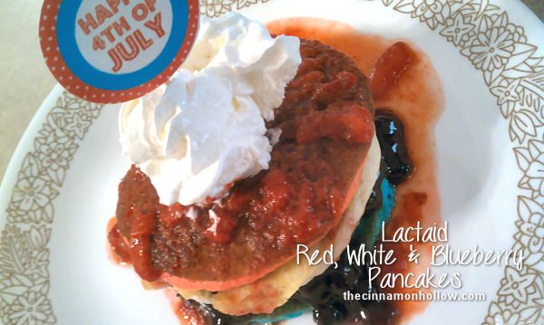 Lactaid Lactose Free Red White And Blueberry Pancakes