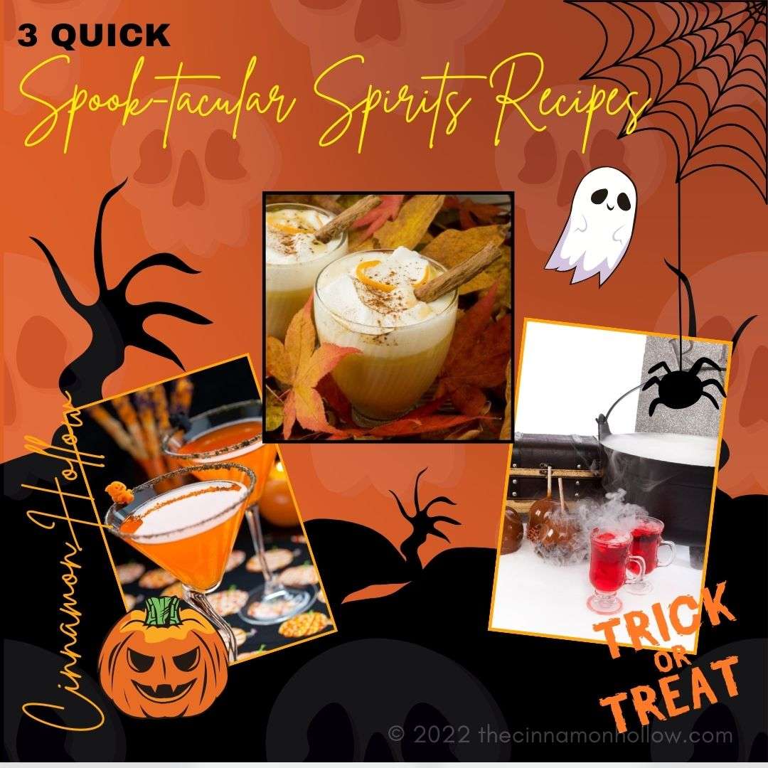 Halloween Entertaining: 3 Quick Spook-tacular Spirits Recipes