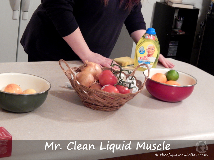 Cleaning With Mr. Clean Liquid Muscle