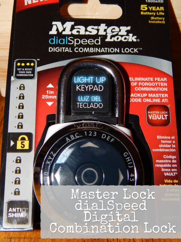 Master Lock dialSpeed Digital Combination Lock
