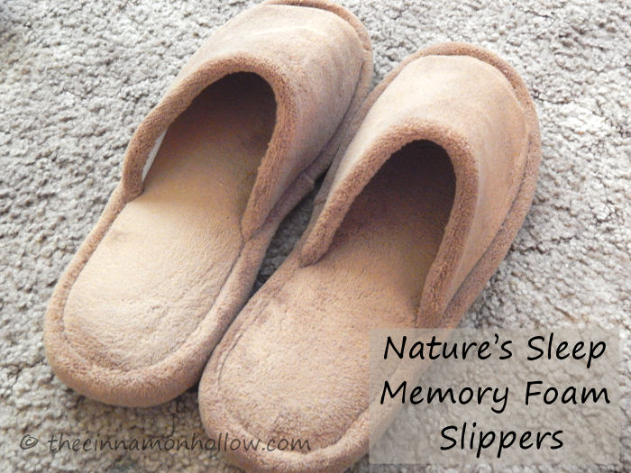 Nature's Sleep Memory Foam Slippers