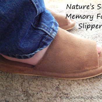 Nature's Sleep Memory Foam Slippers