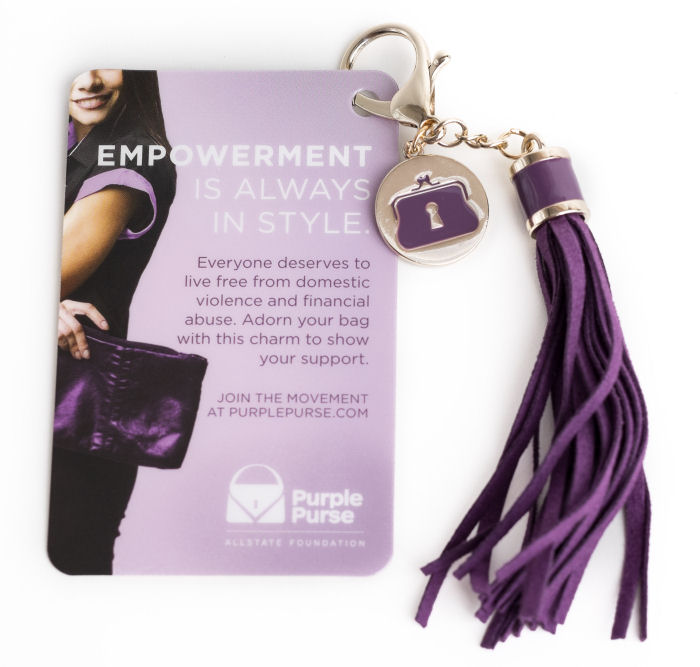 The Allstate Foundation Purple Purse Charm
