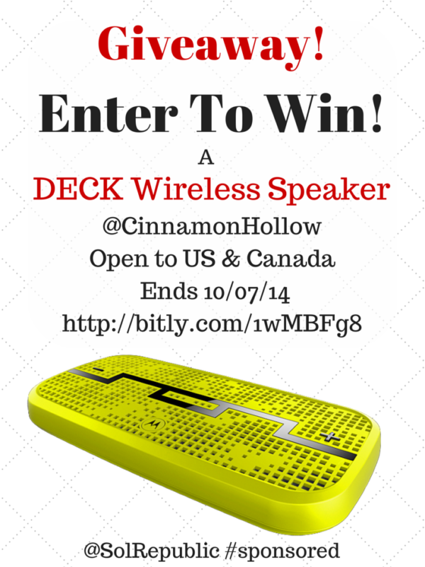 Enter The DECK SolRepublic Giveaway