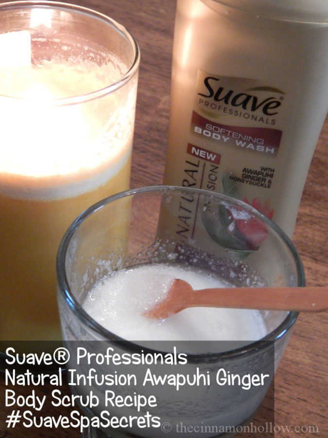Suave Professionals Natural infusion Awapuhi Ginger Body Scrub Recipe