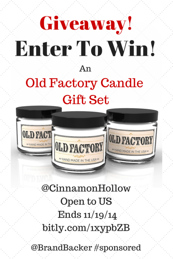Old Factory Candle Giveaway