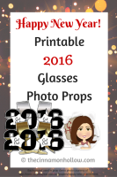 2016 Glasses Photo Props