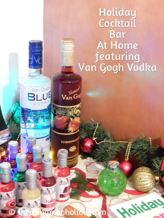 Create Your Own Affordable Holiday Cocktail Bar. @vangoghvodka