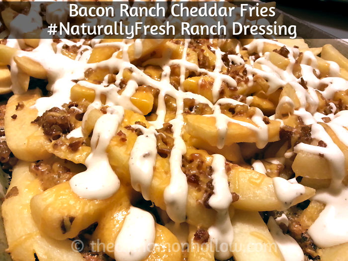 Bacon Ranch Cheddar Fries Super Bowl Appetizer