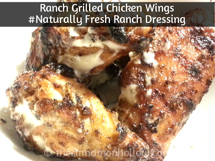 Ranch Grilled Chicken Wings Super Bowl Appetizer