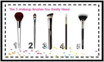The 5 Makeup Brushes You Really Need