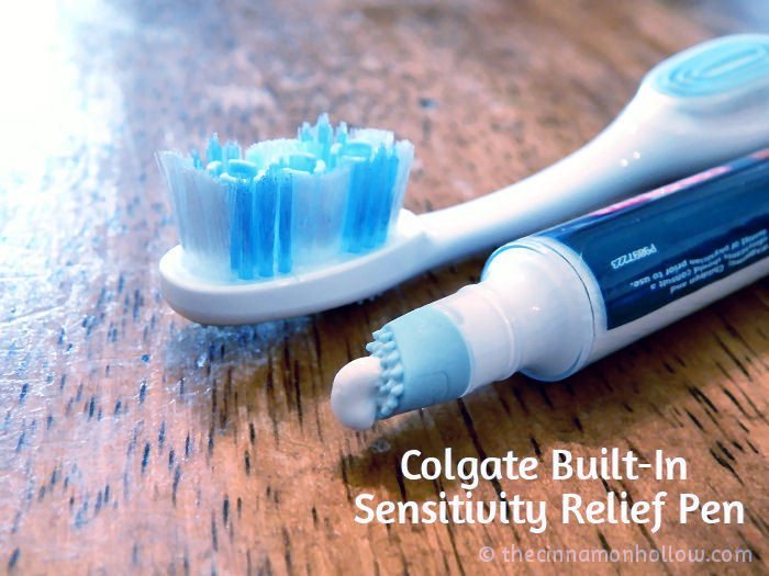 Colgate Sensitive Toothbrush with Built-In Sensitivity Relief Pen