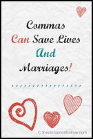 Commas save lives and marriages