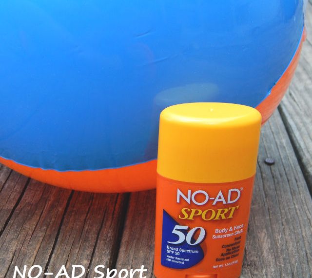 NO-AD Sport SPF 50 Body & Face Sunscreen Stick.