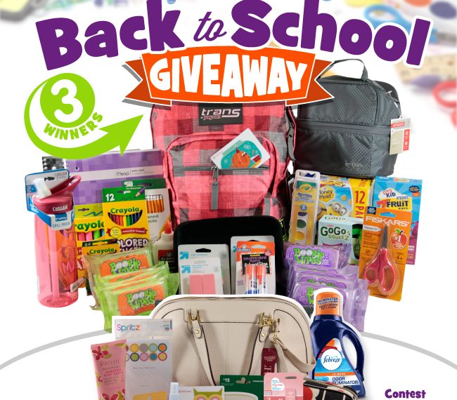 Enter The Fresh Families Back To School Giveaway! $200 Value!