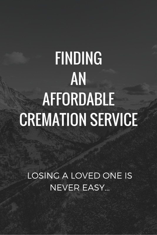 Finding An Affordable Cremation Service
