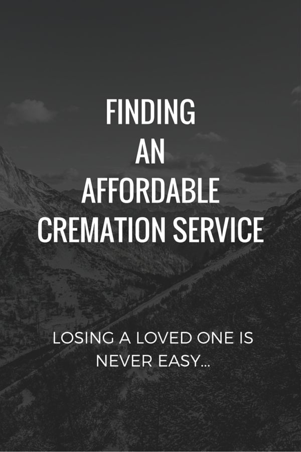 Finding An Affordable Cremation Service