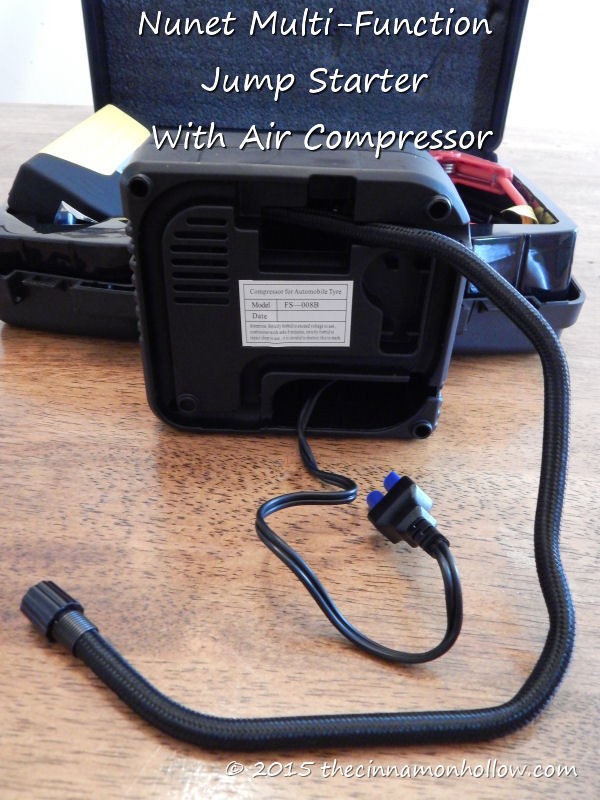 Nunet Multi-Function Jump Starter with Air Compressor