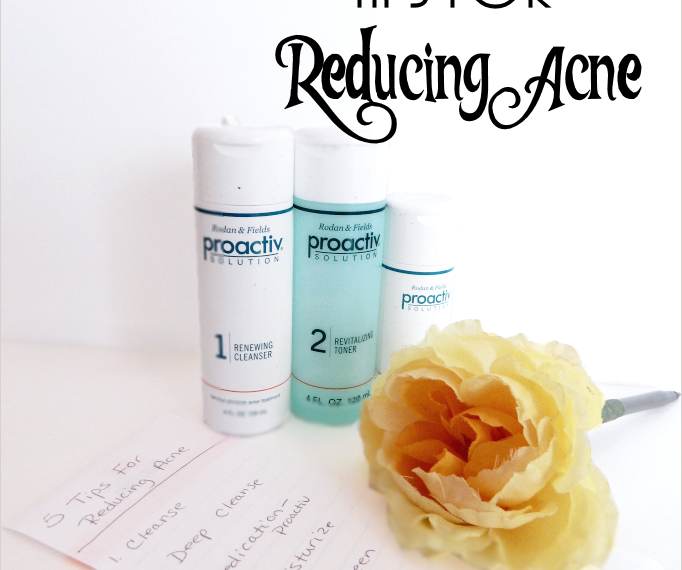 5 Tips For Reducing Acne