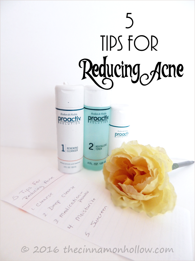 5 Tips For Reducing Acne