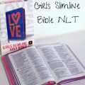 The Holy Bible: Girls Slimline Bible NLT