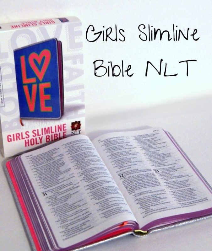 The Holy Bible: Girls Slimline Bible NLT