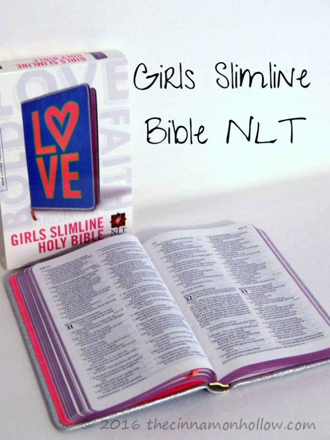 The Holy Bible: Girls Slimline Bible NLT