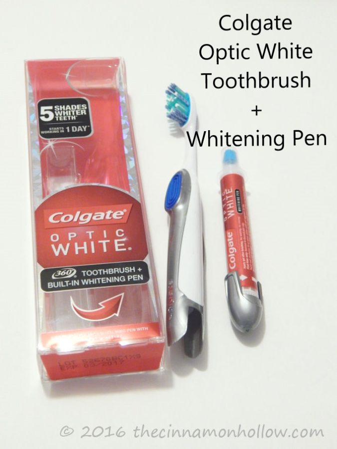 Must-Have Travel Essentials: Colgate Optic White Toothbrush + Whitening Pen