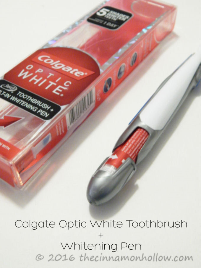 Must-Have Travel Essentials: Colgate Optic White Toothbrush + Whitening Pen