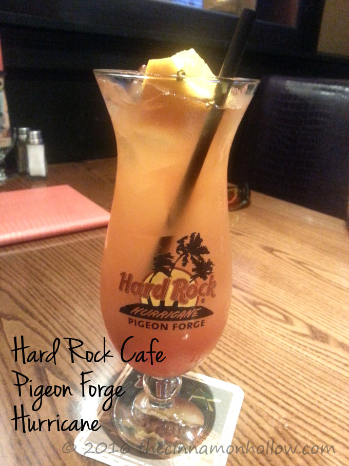 Hard Rock Cafe Pigeon Forge Hurricane Drink