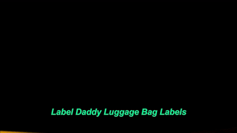 Label Daddy Luggage Bag Labels