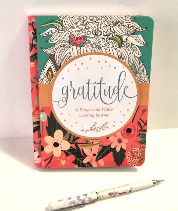 Gratitude: Prayer and Praise Journal With Adult Coloring Pages