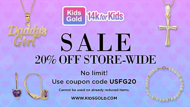 KidsGold -14k for Kids - kids 14k gold earrings