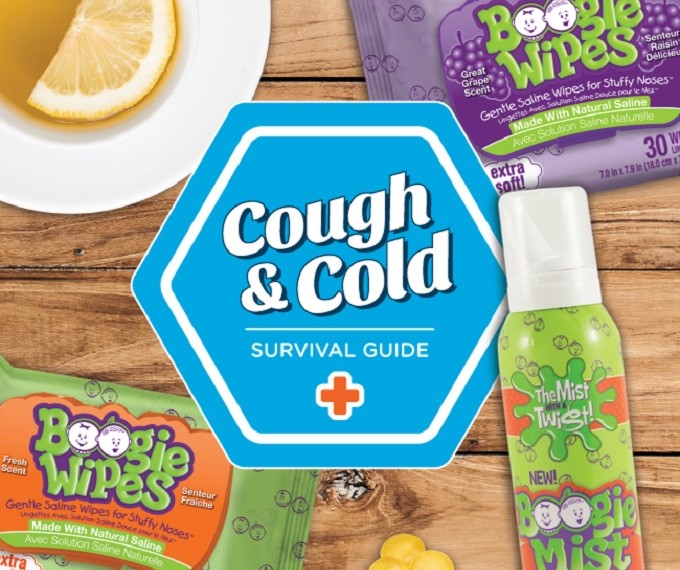 Boogie Wipes Cough and Cold Survival Pack