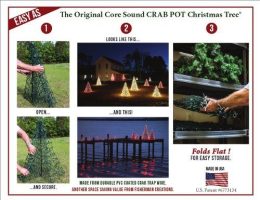 Crab Pot Christmas Trees Outdoor Holiday Decorations