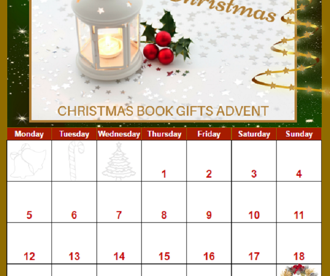 Interactive Book Themed Christmas Advent Calendar