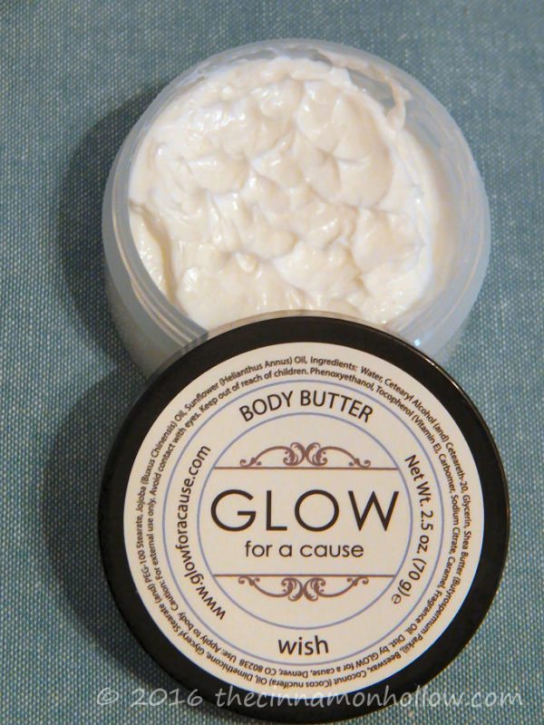 GLOW for a cause: Wish Body Butter