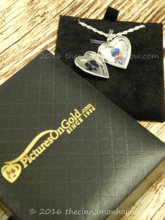Pictures On Gold Sterling Silver 2-Picture Heart Locket