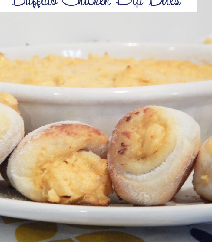 Buffalo Chicken Dip Bites With Rhodes Rolls - Super Bowl Snacks