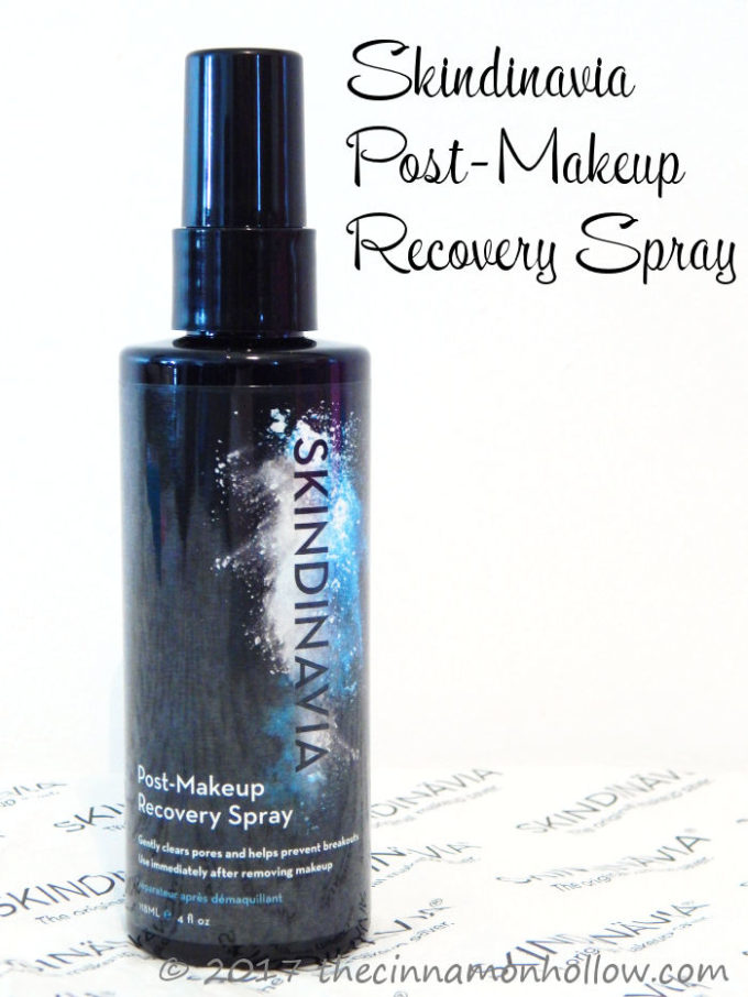 Protect Face With SKINDINAVIA Recovery Spray