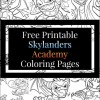 Free printable Skylanders Academy Coloring Pages for you to download