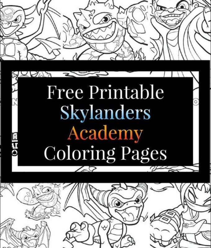 Free printableย Skylanders Academy Coloring Pages for you to download