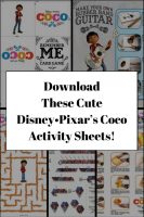 Disney•Pixar’s Coco Activity Sheets