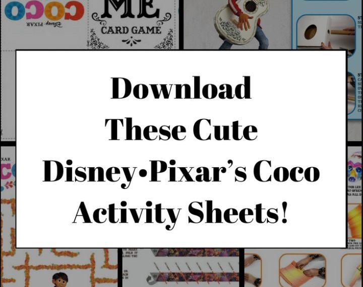 Disney•Pixar’s Coco Activity Sheets